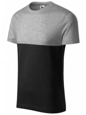 Herren-T-Shirt MALFINI CONNECTION 177 DUNKELGRAUE HIGHLIGHTS