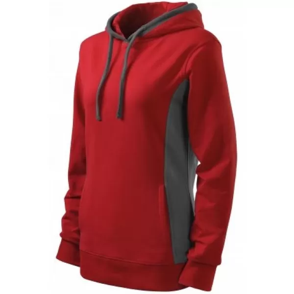  Damen-Sweatshirt MALFINI KANGAROO 408 ROT 