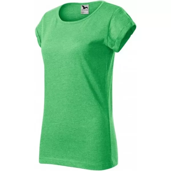  Damen-T-Shirt MALFINI FUSION 164 GRÜNE HIGHLIGHTS 