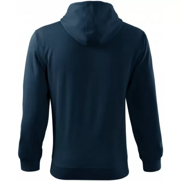  Herren-Sweatshirt MALFINI TRENDY ZIPPER 410 MARINEBLAU 