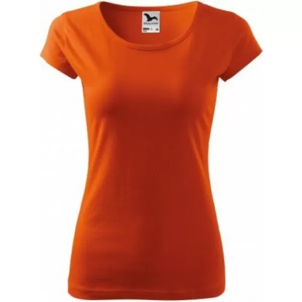  Damen-T-Shirt MALFINI PURE 122 ORANGE 