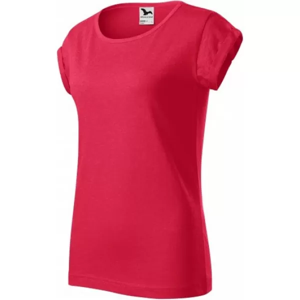  Damen-T-Shirt MALFINI FUSION 164 ROTE MARKIERUNG 