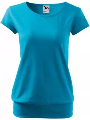 Damen-T-Shirt MALFINI CITY 120 TÜRKIS