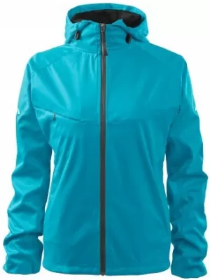 Softshelljacke für Damen MALFINI COOL 514 TÜRKIS