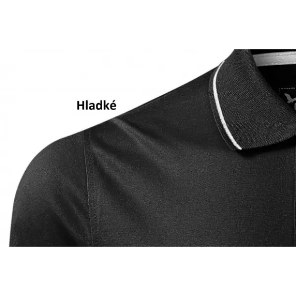  Damen-T-Shirt mit Kragen MALFINI PREMIUM GRAND 269 SCHWARZ 