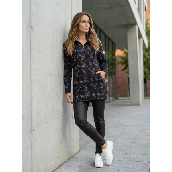  Erweitertes Damen-Sweatshirt ALTISPORT OCHIENA LSWS296 SCHWARZ 