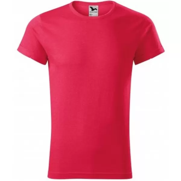  Herren-T-Shirt MALFINI FUSION 163 ROTE MARKIERUNG 