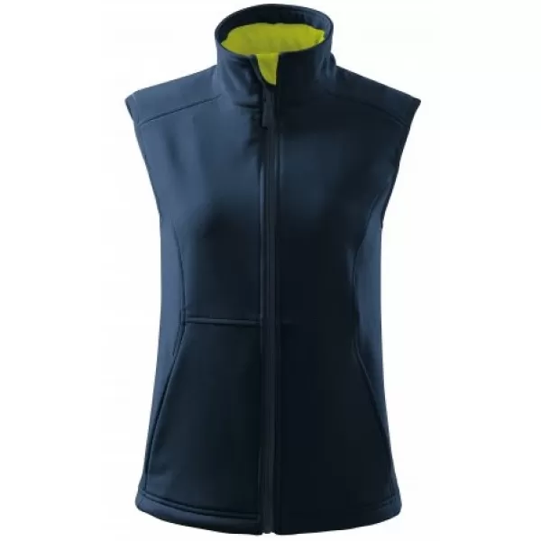  Softshellweste für Damen MALFINI 516 VISION MARINEBLAU 