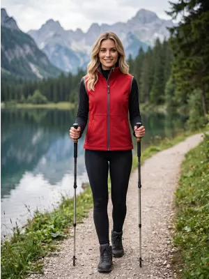 Softshellweste für Damen MALFINI VISION 516 ROT