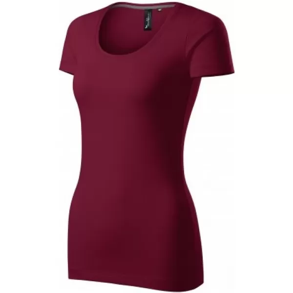  Damen-T-Shirt mit kurzen Ärmeln MALFINI PREMIUM ACTION 152 GRANAT 