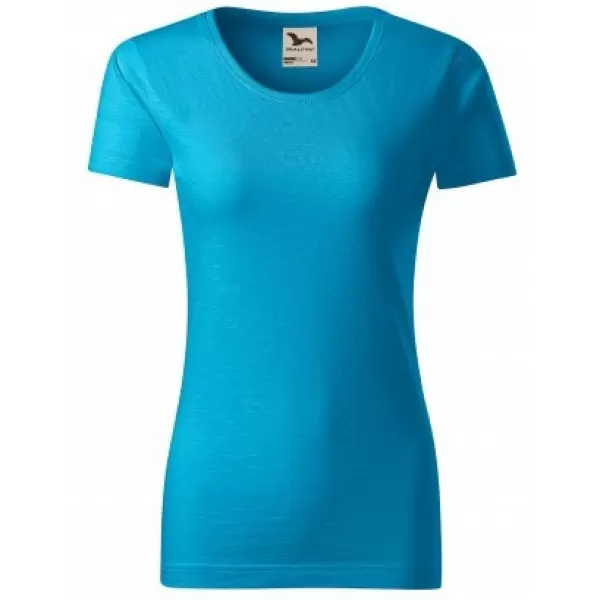  Damen-T-Shirt MALFINI NATIVE 174 TÜRKIS 