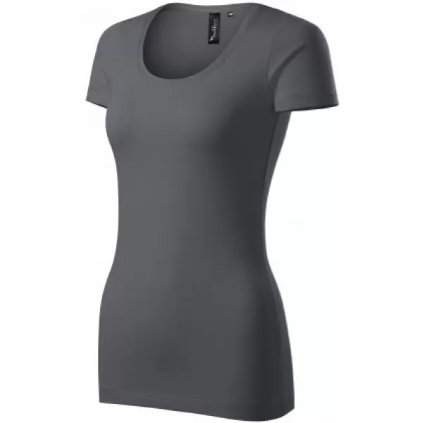  Damen-T-Shirt mit kurzen Ärmeln MALFINI PREMIUM ACTION 152 HELLES ANTHRAZIT 