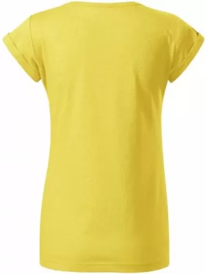 Damen-T-Shirt MALFINI FUSION 164 GELBE MARKIERUNG