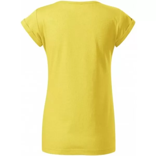  Damen-T-Shirt MALFINI FUSION 164 GELBE MARKIERUNG 