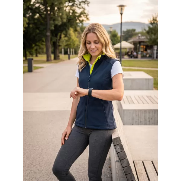 Softshellweste für Damen MALFINI 516 VISION MARINEBLAU 