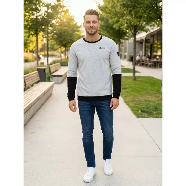  Herren-Sweatshirt ALTISPORT ZORION MPLS088 HELLGRAU 