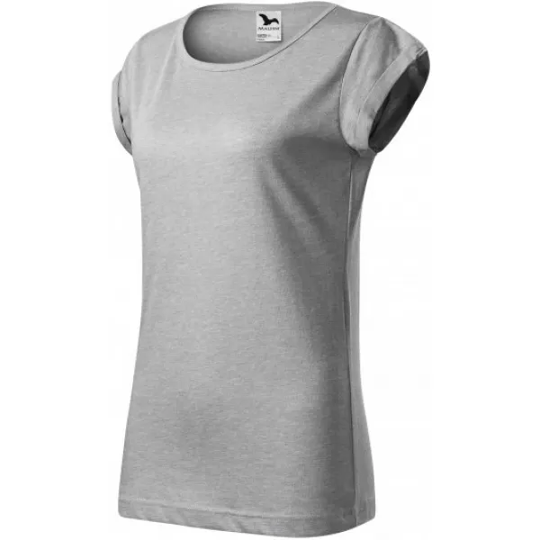  Damen-T-Shirt MALFINI FUSION 164 SILBERNE HIGHLIGHTS 