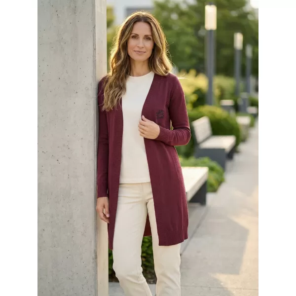  Strickjacke für Damen ALTISPORT WEINA LPLS090 BURGUND 