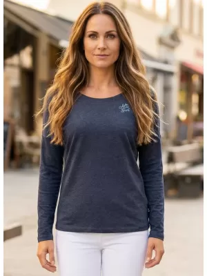 Damen-T-Shirt ALTISPORT JOSEBA LTSS698 DUNKELBLAU