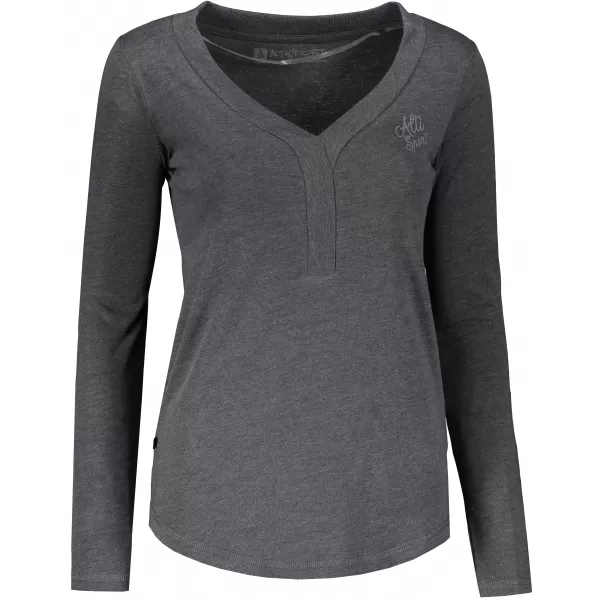  Damen-T-Shirt ALTISPORT HODEIA LTSS695 DUNKELGRAU 