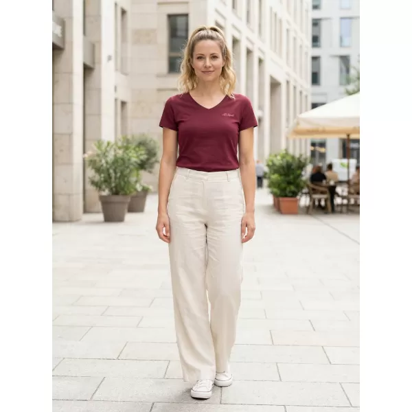  Damen-T-Shirt ALTISPORT LUKENA LTSS701 BURGUND 