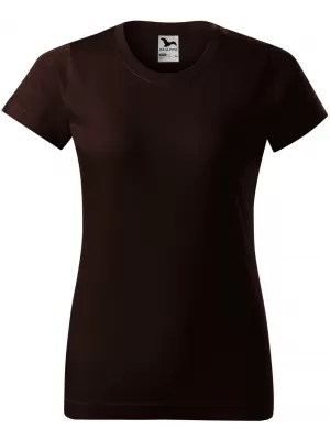 Damen-T-Shirt MALFINI BASIC 134 KAFFEE