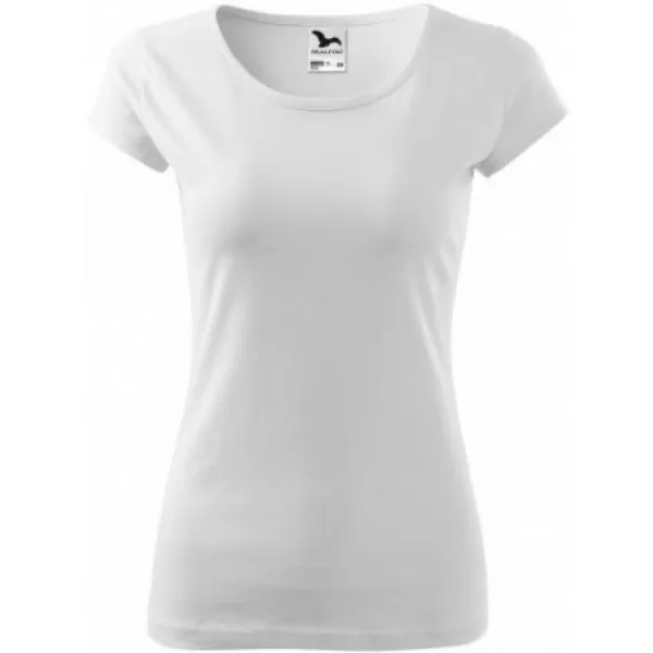  Damen-T-Shirt MALFINI PURE 122 WEIß 