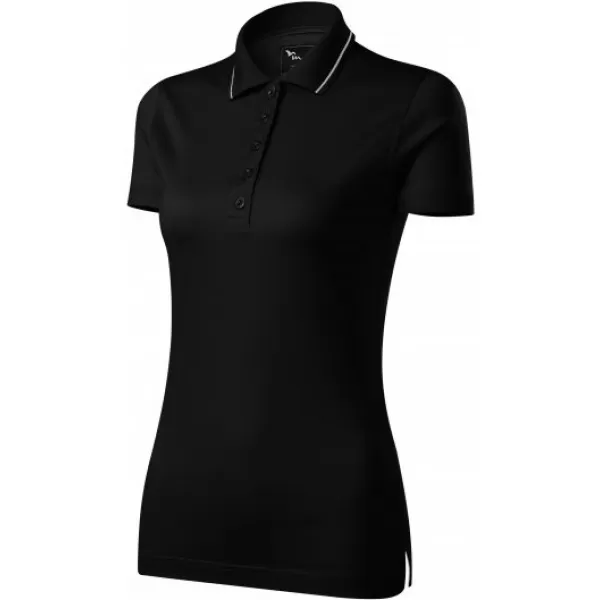  Damen-T-Shirt mit Kragen MALFINI PREMIUM GRAND 269 SCHWARZ 