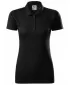 Damen-T-Shirt mit Kragen MALFINI SINGLE J. 223 SCHWARZ
