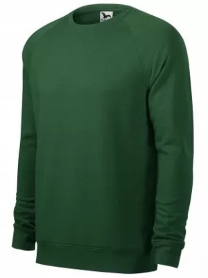 Herren-Sweatshirt MALFINI MERGER 415 FLASCHENGRÜNE HIGHLIGHTS