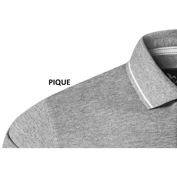  Damen-T-Shirt mit Kragen MALFINI PREMIUM PERFECTION PLAIN 253 DUNKELGRAUE HIGHLIGHTS 