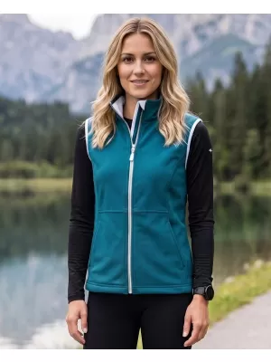 Softshellweste für Damen MALFINI VISION 516 DUNKLES TÜRKIS