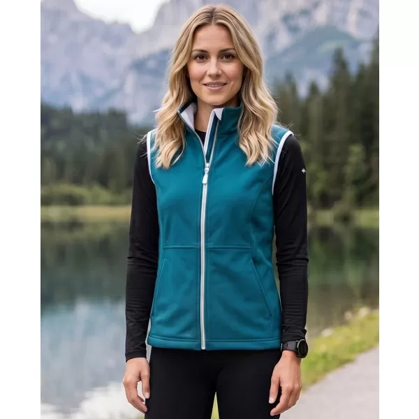  Softshellweste für Damen MALFINI VISION 516 DUNKLES TÜRKIS 