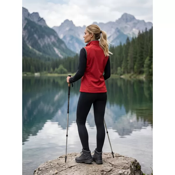  Softshellweste für Damen MALFINI VISION 516 ROT 