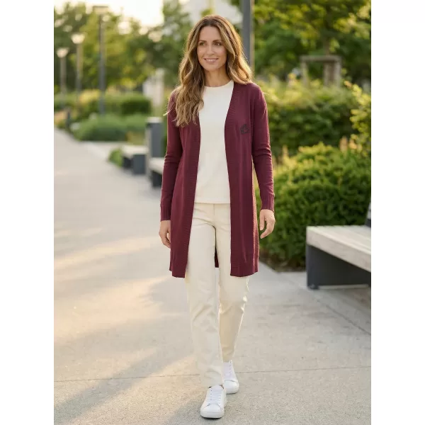  Strickjacke für Damen ALTISPORT WEINA LPLS090 BURGUND 