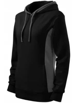 Damen-Sweatshirt MALFINI KANGAROO 408 SCHWARZ