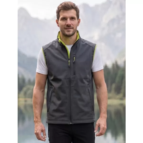  Herren-Softshellweste MALFINI VISION 517 STAHLGRAU 