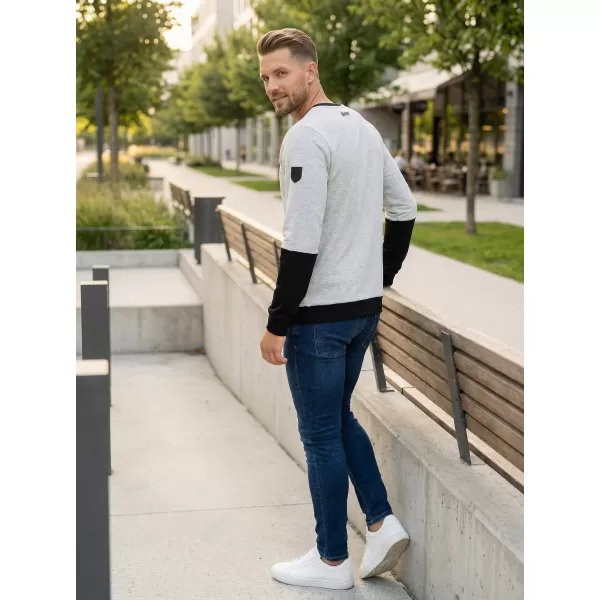  Herren-Sweatshirt ALTISPORT ZORION MPLS088 HELLGRAU 