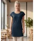 Langes T-Shirt für Damen MALFINI LOVE 123 MARINEBLAU