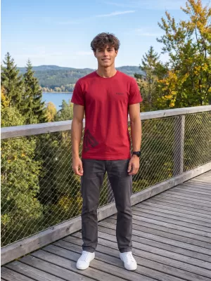 Herren-T-Shirt ALTISPORT ALM013129 MARLBORO-ROT