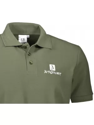 Herren-T-Shirt mit Kragen ALTISPORT ALM008203 KHAKI