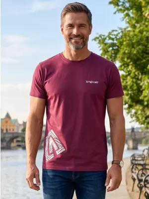 Herren-T-Shirt ALTISPORT ALM013129 FUCHSIE