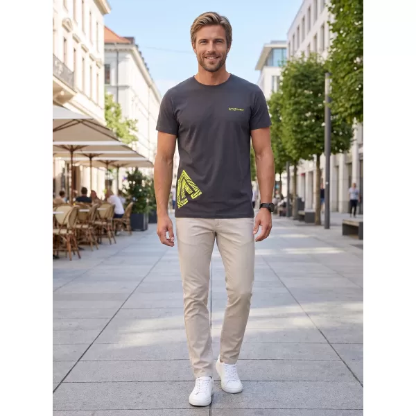  Herren-T-Shirt ALTISPORT ALM013129 EBENHOLZGRAU 