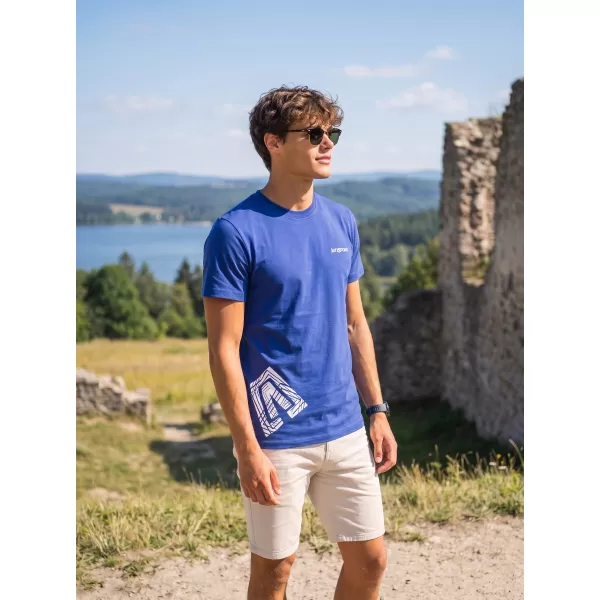  Herren-T-Shirt ALTISPORT ALM013129 KÖNIGSBLAU 