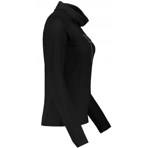  Damen-T-Shirt TORSTAI CHILLIWAK SCHWARZ 