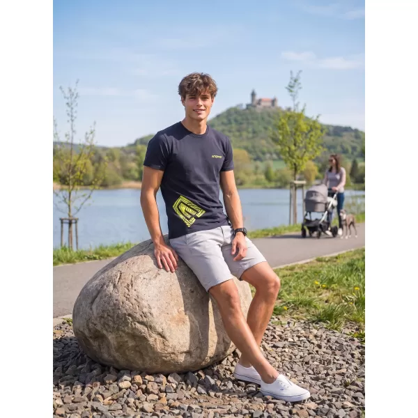  Herren-T-Shirt ALTISPORT ALM013129 NAVY BLAU 