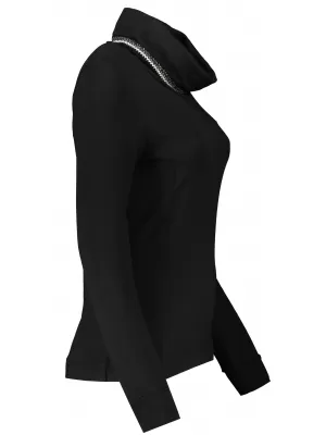 Damen-T-Shirt TORSTAI CAMROSE SCHWARZ