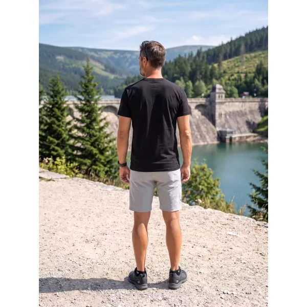  Herren-T-Shirt ALTISPORT ALM013129 SCHWARZ UND ROT 