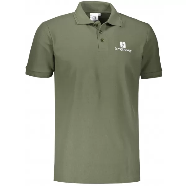  Herren-T-Shirt mit Kragen ALTISPORT ALM008203 KHAKI 