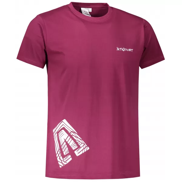  Herren-T-Shirt ALTISPORT ALM013129 FUCHSIE 